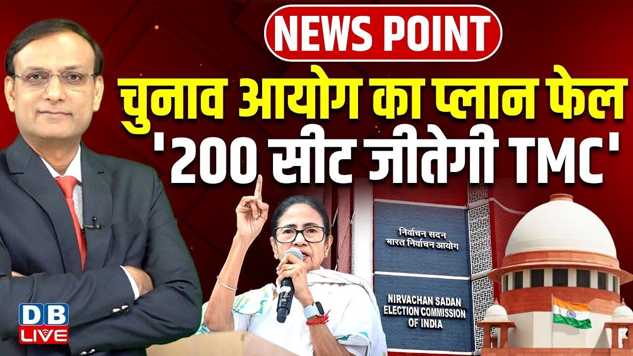 Chunav ayog का प्लान फेल-200 सीट जीतेगी TMC | Mamata Banerjee | Supreme Court | WestBengal #dblive